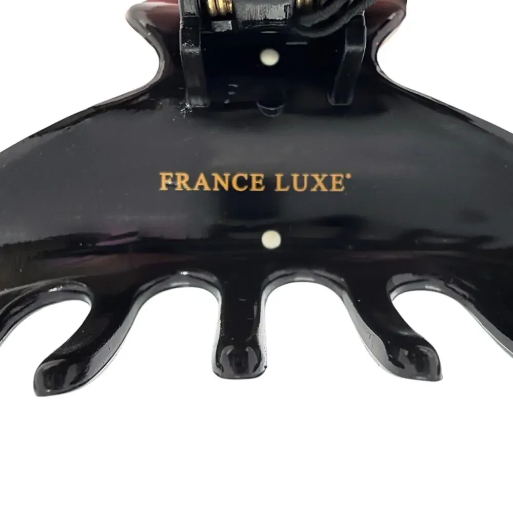 FRANCE LUXE Maybell Claw Clip in Black & Ivory